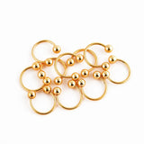 10Pcs U-Shaped False Nose Ring Set Piercing Jewelry