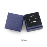 10Pcs Jewelry Organizer Storage Red Box 5x5 cm