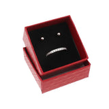 10Pcs Jewelry Organizer Storage Red Box 5x5 cm