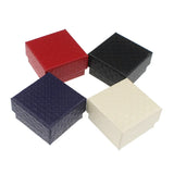 10Pcs Jewelry Organizer Storage Red Box 5x5 cm