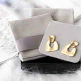 10Pcs Jewelry Pouch with Display Card, Necklace Earrings Holder