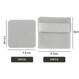 10Pcs Jewelry Pouch with Display Card, Necklace Earrings Holder