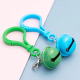 10Pcs Keychain Buckle Lobster Clasp Bell Pendant Keyring DIY Jewelry Bag