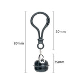 10Pcs Keychain Buckle Lobster Clasp Bell Pendant Keyring DIY Jewelry Bag