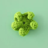 10Pcs Knitted Green Leaves DIY Sewing Crochet Decoration
