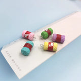 10Pcs Woolen Yarn Resin Animal Rabbit Pendants For Jewelry Making