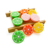 10Pcs Lemon Shaped Silicone Teething Beads Baby Chew Toy
