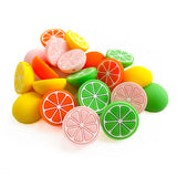 10Pcs Lemon Shaped Silicone Teething Beads Baby Chew Toy
