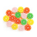 10Pcs Lemon Shaped Silicone Teething Beads Baby Chew Toy