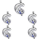 10Pcs Lizards Pearl Cage Aromatherapy Oil Diffuser Necklace Bracelet