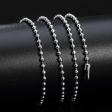 10Pcs Stainless Steel Bulk Ball Bead Chains For DIY Jewelry