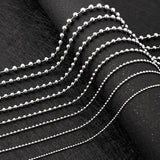 10Pcs Stainless Steel Bulk Ball Bead Chains For DIY Jewelry