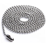 10Pcs Stainless Steel Bulk Ball Bead Chains For DIY Jewelry