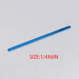 10Pcs Stainless Steel Rectangle Charms 1/4 *6in
