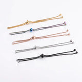 10Pcs 1.8mm Stainless Steel Chain Slider Extender for DIY Jewelry