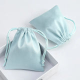 10Pcs/Lot Small Fresh Lake Suede Bags for Jewelry Earphone Storage Pouches