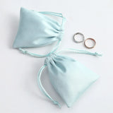 10Pcs/Lot Small Fresh Lake Suede Bags for Jewelry Earphone Storage Pouches