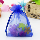 10Pcs/Lot Organza Gift Bag Drawstring Pouches Jewelry Packaging Bags