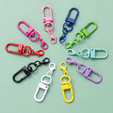 10Pcs DIY Lobster Clasp Clips Colorful Key Chain Ring Hook