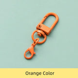 10Pcs 13x50mm Lobster Clasp Clips Colorful Key Chain Ring Buckle Hook