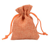 10Pcs Colorful Jute Bag Drawstring Storage Pouch for Dry Flower Tea Soap