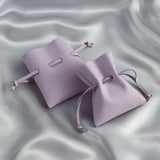 10Pcs Suede Necklace Earring Pouches Wedding Christmas Gift Bags