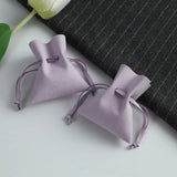 10Pcs Suede Necklace Earring Pouches Wedding Christmas Gift Bags