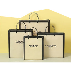 10Pcs Eco-Friendly Non-Woven Tote Bag for Supermarket Shopping