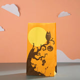 10Pcs Happy Halloween Paper Bags Small Candy Gift Bag Party Favor Packaging Bags