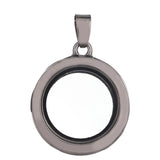 10Pcs 30mm Round Glass Floating Charms Locket Pendant Necklace
