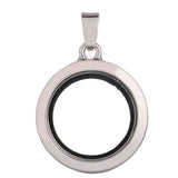 10Pcs 30mm Round Glass Floating Charms Locket Pendant Necklace