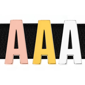 10Pcs 30mm Slide Letter Charms Jewelry Making Men Women Bracelet DIY Accessories