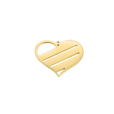 10Pcs 31*35mm Hollow Heart Charms for DIY Jewelry Making