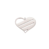 10Pcs 31*35mm Hollow Heart Charms for DIY Jewelry Making