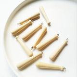 10Pcs Mini PU Wooden Baseball Bat Charms DIY Accessories