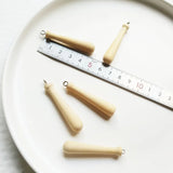 10Pcs Mini PU Wooden Baseball Bat Charms DIY Accessories