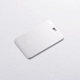 10Pcs 40*25mm Rectangle Blank Charms Stainless Steel Charms DIY Jewelry