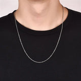 10Pcs/Lot 45-60cm Stainless Steel Chains Link Necklace DIY Jewelry Making
