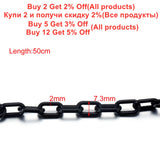 10Pcs Colorful Acrylic Chain Links for DIY Necklace Eyeglass Chains
