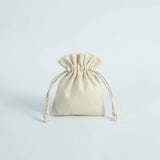 10Pcs Natural Cotton Jute Bags Gift Drawstring Pouches Jewelry Storage Bags