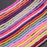 10Pcs 8mm Flat Round Clay Beads DIY Jewelry Making Accesories