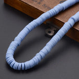 10Pcs 8mm Flat Round Clay Beads DIY Jewelry Making Accesories