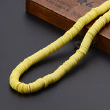 10Pcs 8mm Flat Round Clay Beads DIY Jewelry Making Accesories