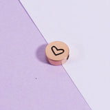 10Pcs/Lot 8mm Heart Beads Mirror Polish Stainless Steel Spacer Beads