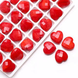 10Pcs 16mm Austrian Crystal Heart Pendants DIY Charms Bracelet