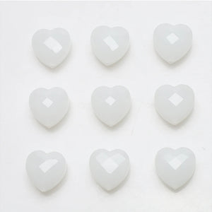 10Pcs/Lot Austrian Glass Heart Beads Yellow 16mm Crystal Charm Pendant