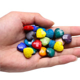 10Pcs/Lot Austrian Glass Heart Beads Yellow 16mm Crystal Charm Pendant
