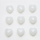 10Pcs/Lot Austrian Glass Heart Beads Yellow 16mm Crystal Charm Pendant