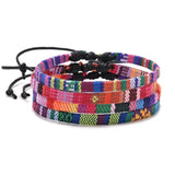 10Pcs Bohemian Rope Friendship Bracelets for Women Vintage Couple Wristbands