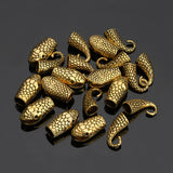 10Pcs Snake Clasp Hooks 7mm End Caps for Bracelet, DIY Jewelry Making